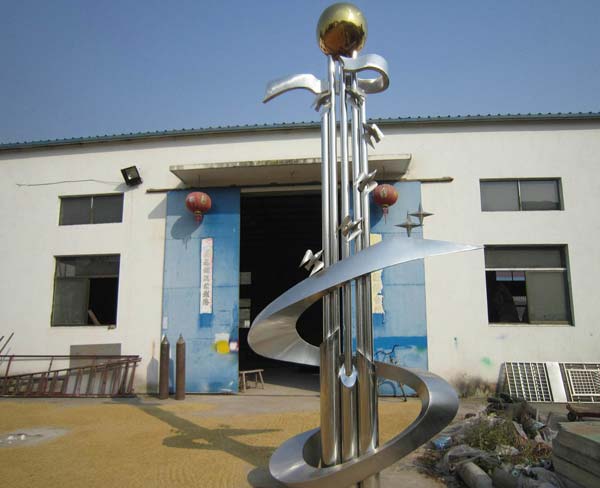 滁州不锈钢雕塑制作 (3)
